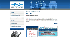 Desktop Screenshot of delhi.bsebti.com